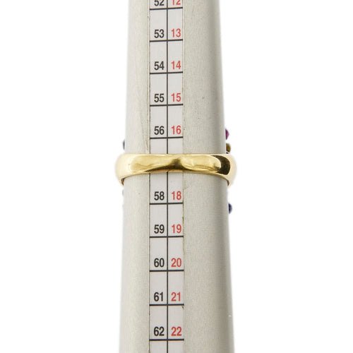 Bague Bague avec rubis, saphirs et émeraudes 58 Facettes 34063