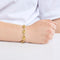 Bracelet Bracelet souple or jaune 58 Facettes ALE4073