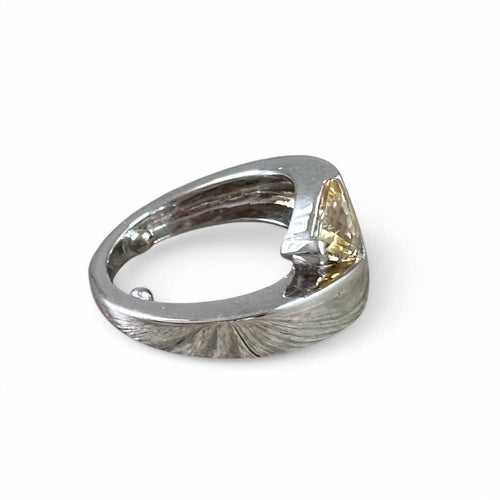 Bague 53 Bague toi et moi or blanc et tourmalines 58 Facettes 217