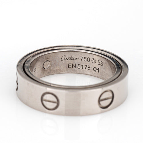 Bague 53 CARTIER - Bague Secret Love en or blanc 58 Facettes G13772