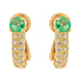 Boucles d'oreilles Boucles d'oreilles Or jaune Emeraude 58 Facettes 3028447CN