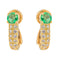 Boucles d'oreilles Boucles d'oreilles Or jaune Emeraude 58 Facettes 3028447CN