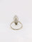 Bague 54 Bague marquise vintage or blanc diamants 58 Facettes J183