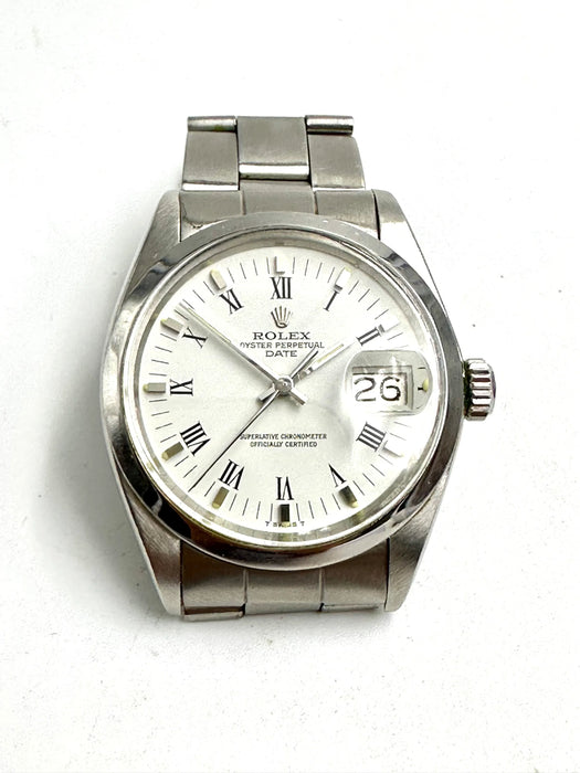 ROLEX - Date réf. 1500 verre plexi