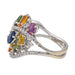 Ring 50 Ring White gold Sapphire 58 Facettes 2826012CN