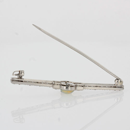 Broche Broche ancienne opale et diamants art déco 58 Facettes 20-568