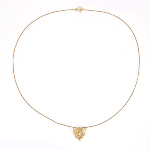 Pendentif ancien chimère diamant et sa chaine
