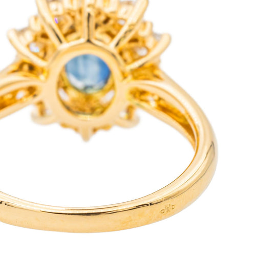 Bague 54 Bague Pompadour Or jaune Saphir 58 Facettes 3029098CN