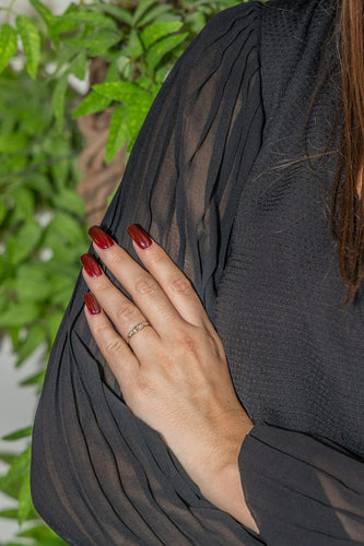 Bague 50 Bague Demi alliance Or jaune Diamant 58 Facettes 3548159CN