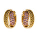 Earrings Hoop earrings Yellow gold Sapphire 58 Facettes 2617395CN