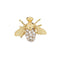 Broche Broche abeille vintage en or jaune et diamants 58 Facettes G12110