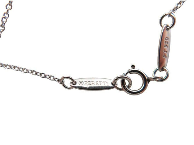 Collier collier TIFFANY & CO pendentif larme en platine 3gr tdrop 58 Facettes 271717