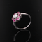 Bague 53 Bague rubis diamants style Art Déco 58 Facettes 24-115
