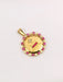 Pendentif AUGIS - Médaille Amour entourage cœur diamant rubis 58 Facettes J457