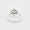 Bague 53 Bague solitaire en or blanc et diamants 58 Facettes LJ28