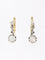 Boucles d'oreilles Dormeuses anciennes diamants coussin 0,5 carat 58 Facettes 1130.6