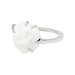 Bague 51 Bague Chanel, "Camélia", or blanc, agate blanche et diamants. 58 Facettes 33707