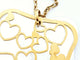 Collier Chaîne + pendentif Or jaune Nacre