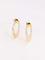 Boucles d'oreilles Créoles DINH VAN Cible or jaune 58 Facettes 1128.2