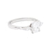 Bague 53 Bague or blanc, diamant 1,08 carat. 58 Facettes 33536