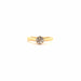 Ring 49 Solitaire Yellow Gold & Diamonds 58 Facettes