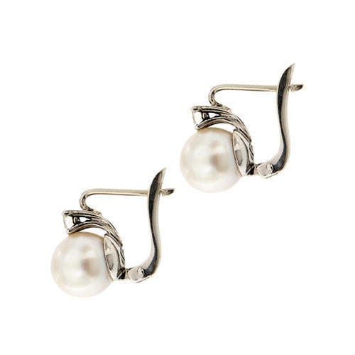 Boucles d'oreilles Boucles d'oreilles en perles et diamants 58 Facettes 38952