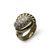 54 FRED Ring - Yellow Gold Knot Ring Diamonds 58 Facettes