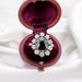 Bague Bague marguerite or blanc saphir et diamants 58 Facettes 275