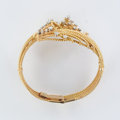 Bracelet Bracelet fils d'or et diamants 58 Facettes 19-623