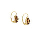 Boucles d'oreilles Boucles d'oreilles dormeuses avec grenats 58 Facettes 35137