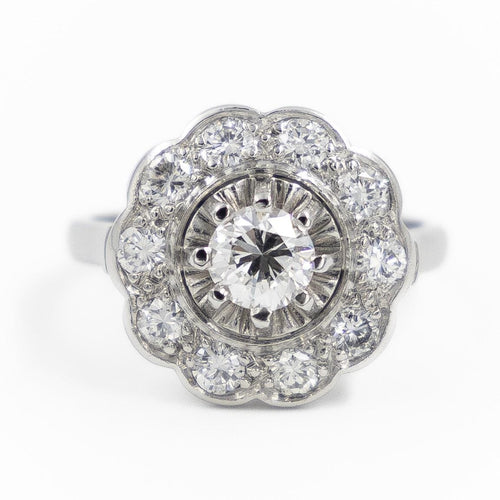 Bague 50 Bague Marguerite Platine Diamant 58 Facettes 2226833CN