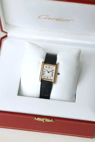 Montre Cartier Tank Louis Cartier Or Jaune 78087 58 Facettes