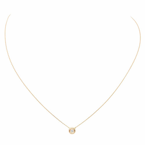 Collier Collier Or rose Diamant 58 Facettes 579114RV