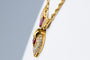 Collier Collier en or jaune 18 carats Diamant et  Rubis 1.78 carats 58 Facettes CLDIAMRUBIS-107