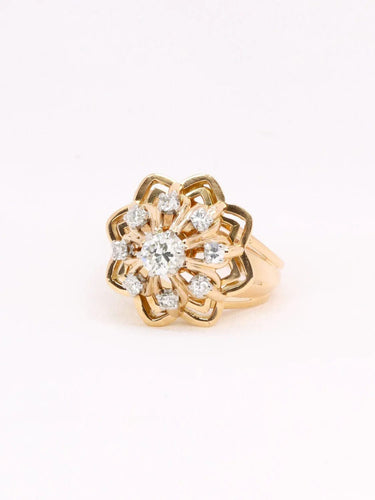 Bague Bague dome vintage diamants 58 Facettes 959