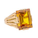 Bague 56 Bague Cocktail Or rose Citrine 58 Facettes 2991785CN