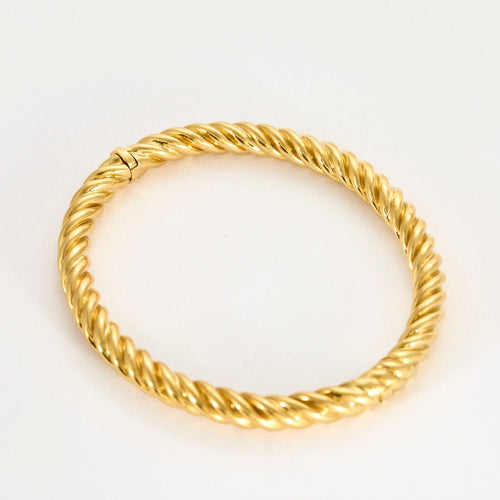 Bracelet Bracelet torsadé en or jaune 58 Facettes POI0082
