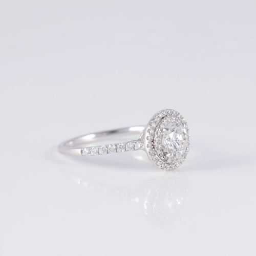 Bague 52 Bague Solitaire Diamant 0.74ct 58 Facettes AB254