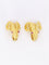 Boucles d'oreilles LALAOUNIS (Att. à) Clips d'oreilles tête de belier or jaune rubis 58 Facettes 1034.3