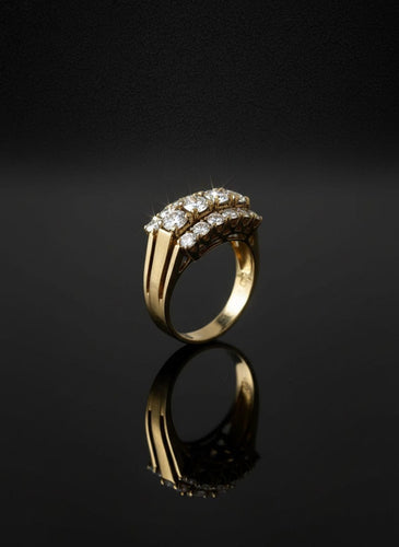 Bague Fascione in Oro Giallo con Diamanti 58 Facettes