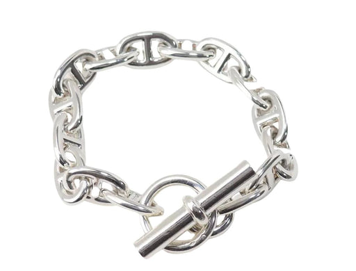 Bracelet Hermès - Bracelet Vintage Chaîne d'Ancre Argent 58 Facettes 33041