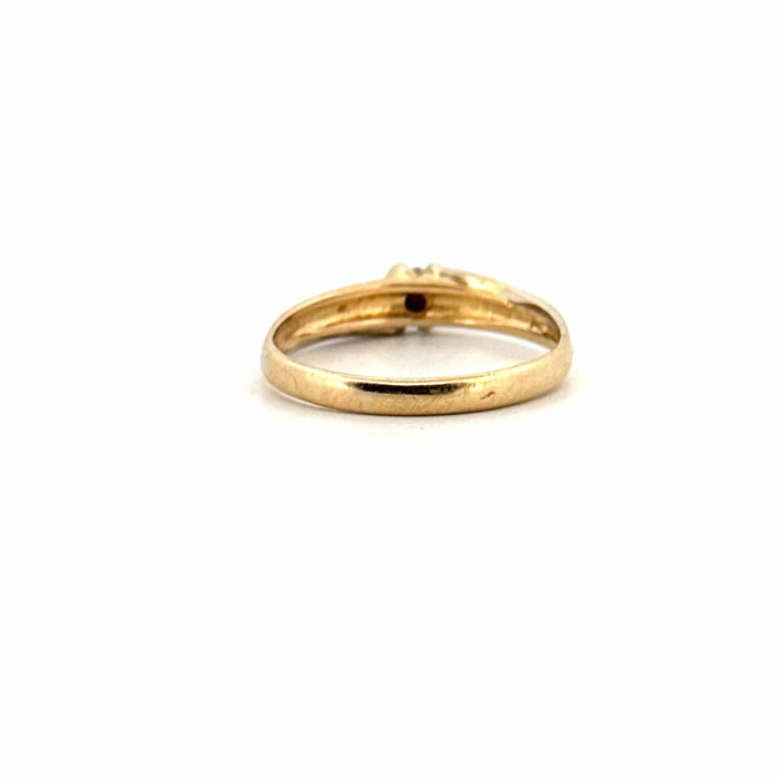 Bague 60 Solitaire Or Jaune 18k & Diamant 0.20ct 58 Facettes 64-GS38462-1