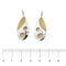 Boucles d'oreilles Boucles d'oreilles pendantes fleurettes 58 Facettes 20837