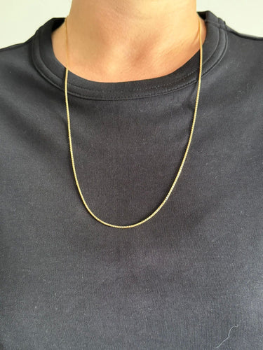 Collier Chaîne en or maille vénitienne 58 Facettes