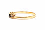 Bague 53 Bague contemporaine or jaune, saphirs et diamants 58 Facettes 22735