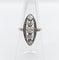 Bague 51 Bague marquise ancienne or jaune et platine, diamants (circa 1900) 58 Facettes A04975