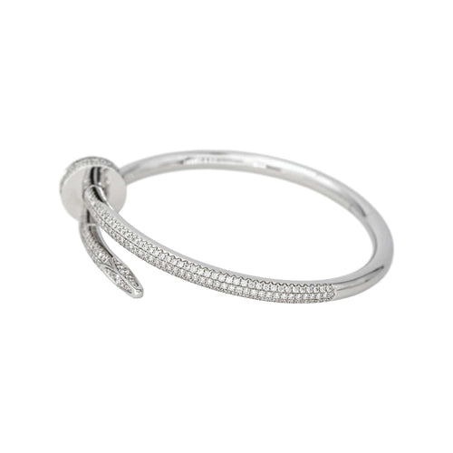 Bracelet Cartier Bracelet Jonc Juste un clou Or blanc Diamant 58 Facettes 4682507RV