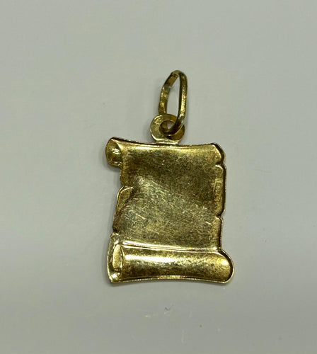 Pendentif Pendentif or jaune je t'aime 58 Facettes LP580