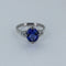 Bague Bague fine Or blanc Tanzanite Diamants 58 Facettes