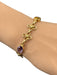 Bracelet Bracelet or jaune citrines et améthystes 58 Facettes 149049759